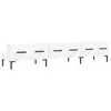 Image de vidaXL Meuble TV blanc brillant 150x36x30 cm bois d'ingénierie