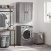 Image de vidaXL Armoire murale sonoma gris 69,5x34x90 cm bois d'ingénierie