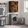 Image de vidaXL Armoire murale chêne fumé 69,5x34x90 cm bois d'ingénierie