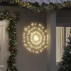 Image de vidaXL Étoile rayonnante de Noël 140 LED 2 pcs blanc chaud 17 cm