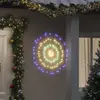 Image de vidaXL Étoile rayonnante de Noël 140 LED 8 pcs multicolore 17 cm