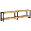 Image de vidaXL Meuble TV 160x30x40 cm bois massif de manguier