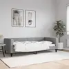 Image de vidaXL Lit de repos sans matelas gris clair 90x200 cm tissu