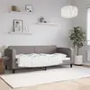 Image de vidaXL Lit de repos sans matelas taupe 80x200 cm tissu