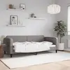 Image de vidaXL Lit de repos sans matelas taupe 90x200 cm tissu
