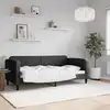 Image de vidaXL Lit de repos sans matelas noir 90x190 cm tissu