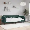 Image de vidaXL Lit de repos sans matelas vert foncé 90x200 cm velours