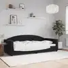 Image de vidaXL Lit de repos sans matelas noir 90x200 cm velours