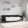 Image de vidaXL Lit de repos sans matelas noir 90x190 cm tissu
