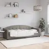 Image de vidaXL Lit de repos sans matelas taupe 80x200 cm tissu