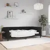 Image de vidaXL Lit de repos sans matelas noir 100x200 cm velours