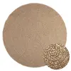 Image de vidaXL Tapis ZIZUR 160 cm aspect de jute intérieur et extérieur