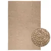 Image de vidaXL Tapis ZIZUR 160x230 cm aspect de jute intérieur et extérieur