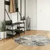 Image de vidaXL Tapis lavable multicolore Ø 120 cm