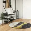 Image de vidaXL Tapis lavable multicolore Ø 120 cm