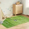 Image de vidaXL Tapis enfant 160x230cm terrain de football lavable