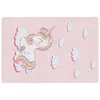 Image de vidaXL Kindervloerkleed eenhoorn wasbaar 160x230 cm groen