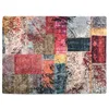 Image de vidaXL Tapis Lavable, Moquette de Sol, Protection de Sol, Carpette de Chambre à Coucher Salon, Moderne, Multicolore 400x300 cm