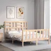 Image de vidaXL Cadre de lit sans matelas 140x200 cm bois massif de pin