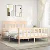 Image de vidaXL Cadre de lit sans matelas 160x200 cm bois massif de pin