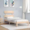 Image de vidaXL Cadre de lit sans matelas 90x200 cm bois de pin massif