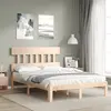 Image de vidaXL Cadre de lit sans matelas bois de pin massif