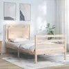Image de vidaXL Cadre de lit sans matelas 100x200 cm bois massif