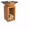 Image de Brasero OFYR Classic Storage Corten 85 OC3C85