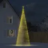 Image de vidaXL Sapin de Noël à LED 1544 LED blanc chaud 500 cm