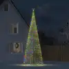 Image de vidaXL Sapin de Noël à LED 1544 LED colorées 500 cm