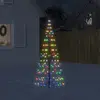 Image de vidaXL Sapin de Noël à LED 200 LED coloré 180 cm