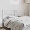 Image de vidaXL Tête de lit de remplacement métal blanc 120 cm