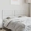 Image de vidaXL Tête de lit de remplacement métal blanc 160 cm