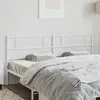 Image de vidaXL Tête de lit de remplacement métal blanc 180 cm