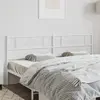 Image de vidaXL Tête de lit de remplacement métal blanc 200 cm