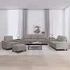 Image de vidaXL Ensemble de canapés 4 pcs taupe tissu