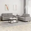 Image de vidaXL Ensemble de canapés 2 pcs taupe tissu