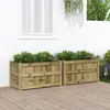 Image de vidaXL Jardinières 2 pcs bois de pin imprégné