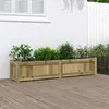 Image de vidaXL Jardinière 150x31x31 cm bois de pin imprégné
