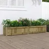Image de vidaXL Jardinière 180x31x31 cm bois de pin imprégné