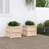 Image de vidaXL Jardinières 2 pcs bois de pin massif