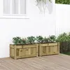 Image de vidaXL Jardinières 2 pcs bois de pin imprégné