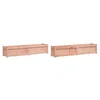 Image de vidaXL Jardinières 2 pcs bois massif douglas