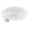 Image de vidaXL Générateur de fumée froide rond 33,5 cm acier inoxydable