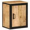 Image de vidaXL Armoire de salle de bain 40x30x50cm bois massif manguier et fer