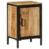 Image de vidaXL Armoire de salle de bain 40x30x60cm bois massif manguier et fer