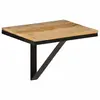 Image de vidaXL Étagère murale 40x30x32 cm bois massif de manguier et fer