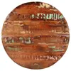 Image de vidaXL Dessus de table Ø 80x2,5 cm rond bois massif de récupération