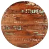 Image de vidaXL Dessus de table Ø 90x2,5 cm rond bois massif de récupération