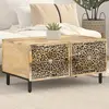 Image de vidaXL Table basse 80x50x40 cm bois de manguier massif